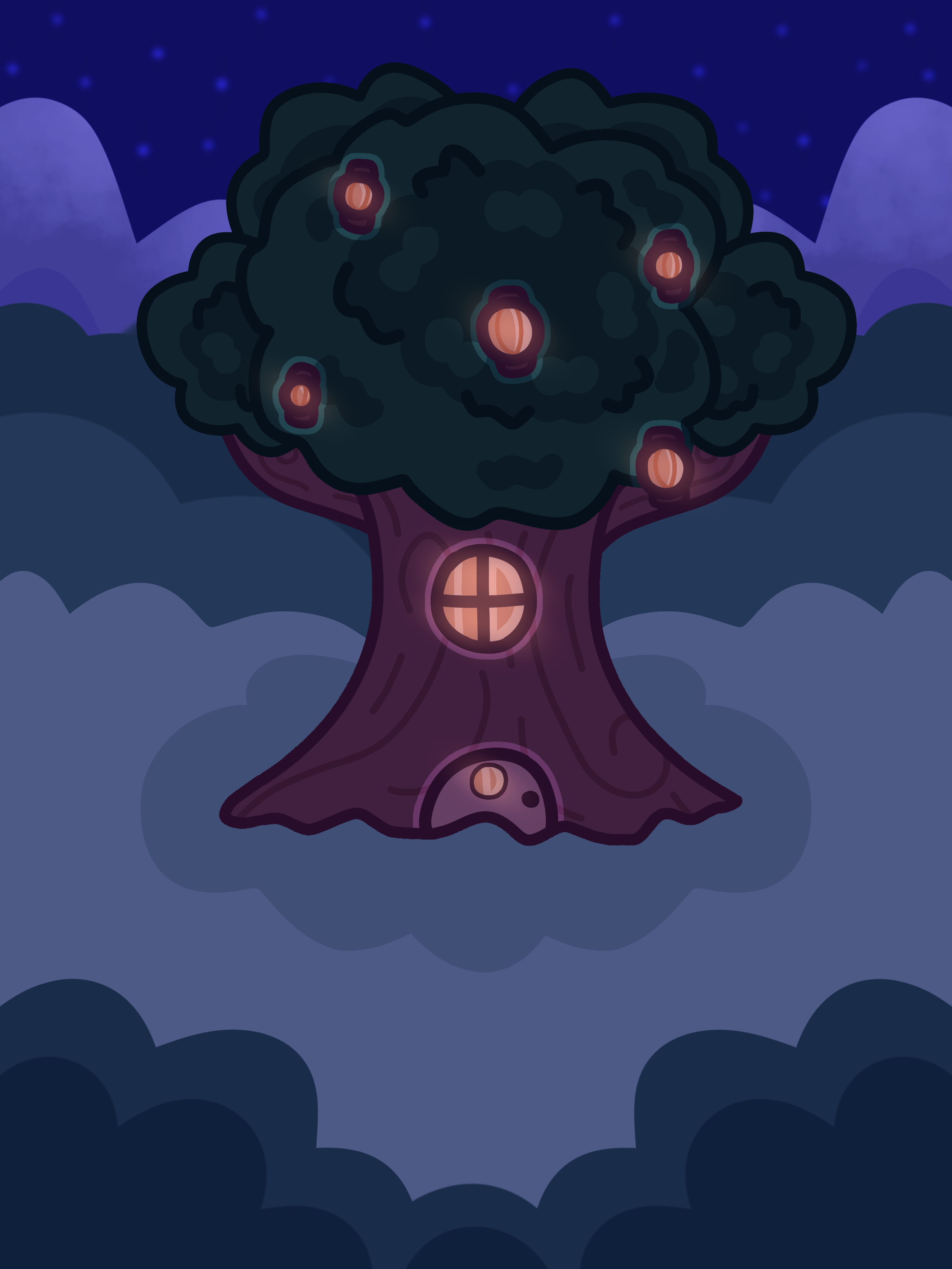 Overgrown Oak illustration.
